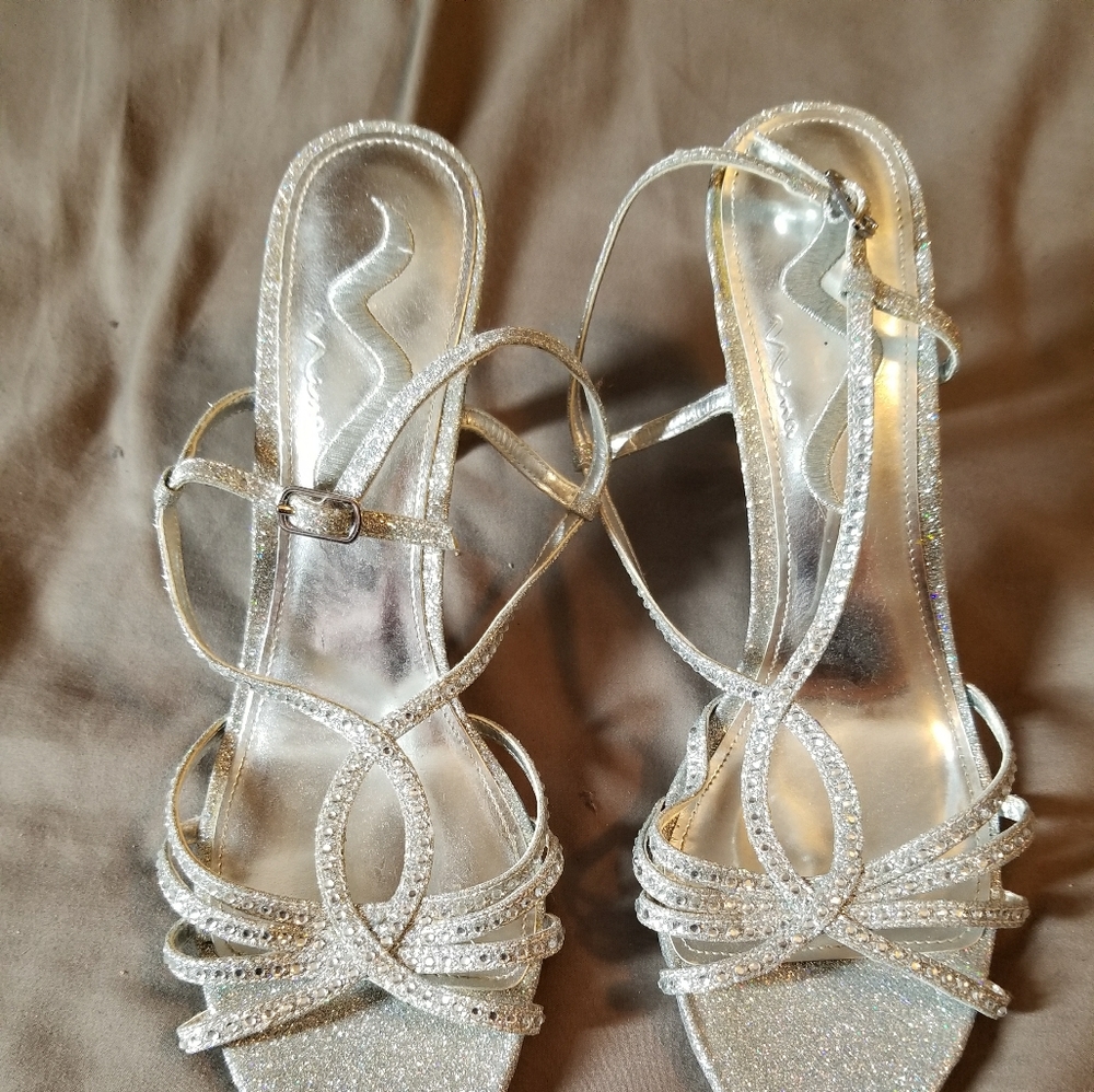 Rhinestone heels